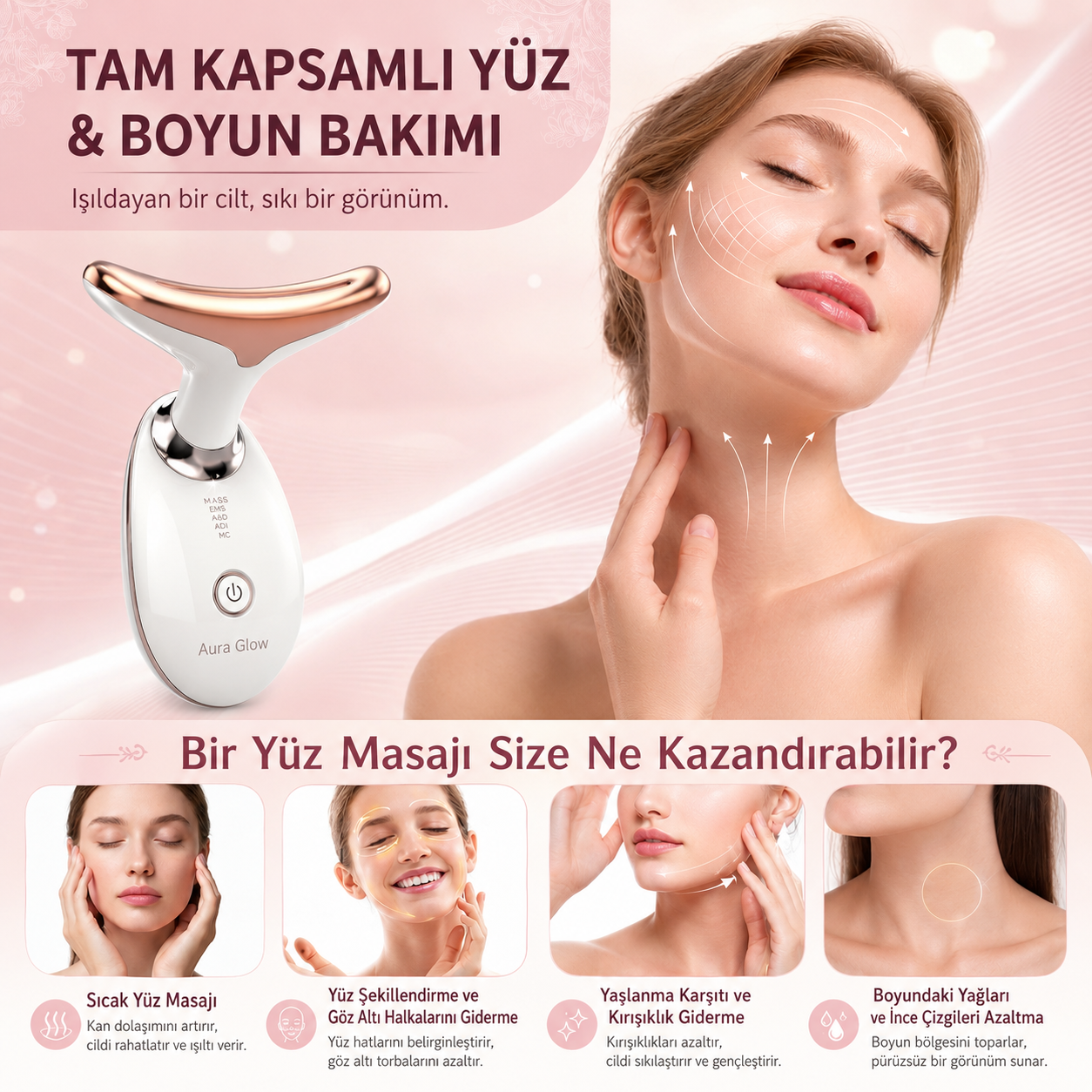 RevoBeauty Kırşıklık Giderici Bakım ve Güzellik Cihazı